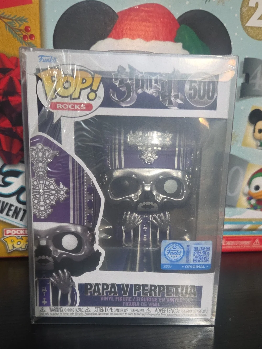 Funko Pop! Rocks Papa V Perpetua Vinyl Figure - Purple & Silver